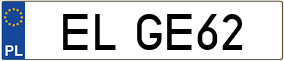 Truck License Plate